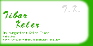 tibor keler business card
